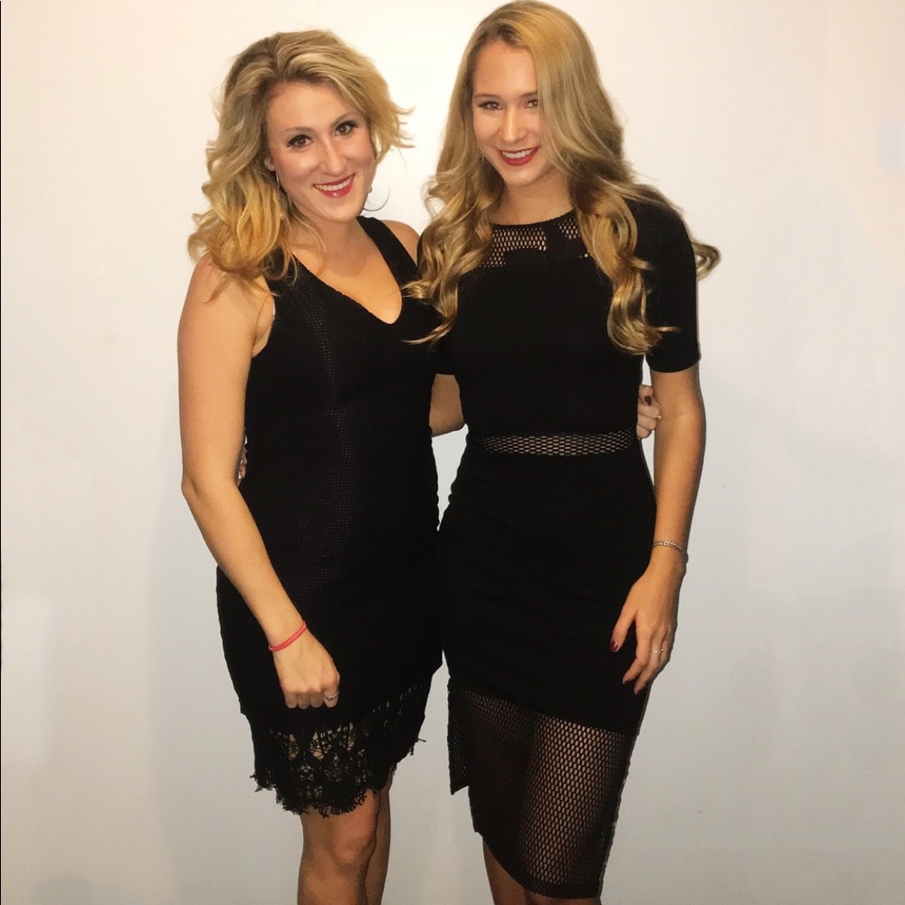 Black Mesh Dress